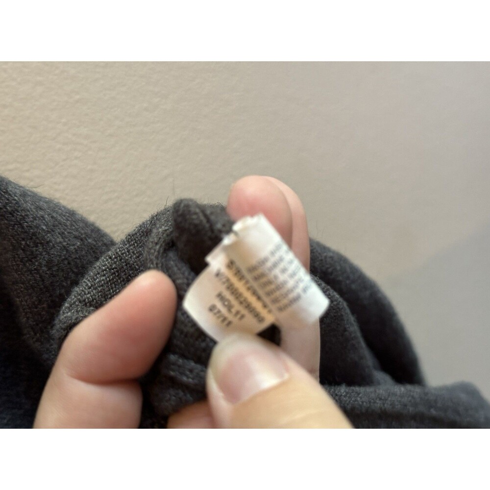 Gap Sweater Dress Women's Large Gray‎ Long Sleeve Rabbit Hair Blend Ribbed Soft - Picture 5 of 8